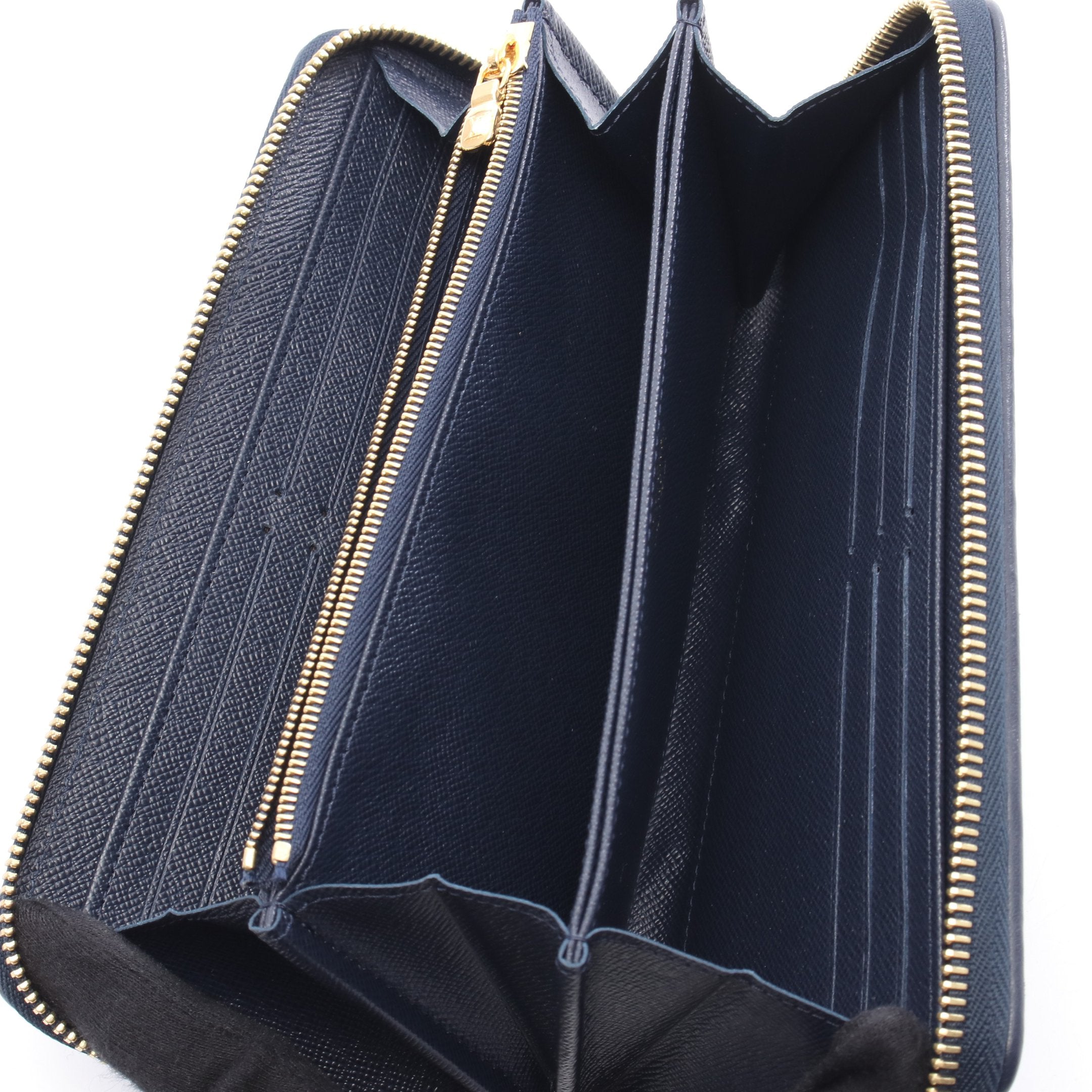 ジッピーウォレット モノグラムジャガード ラウンドファスナー長財布