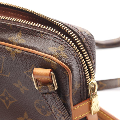 マルリーバンドリエール モノグラム ショルダーバッグ PVC レザー ブラウン ルイヴィトン バッグ LOUIS VUITTON