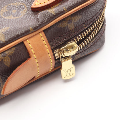 マルリーバンドリエール モノグラム ショルダーバッグ PVC レザー ブラウン ルイヴィトン バッグ LOUIS VUITTON