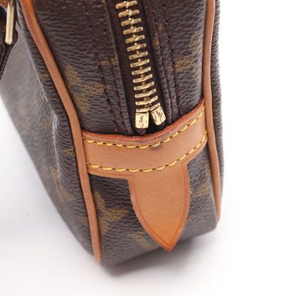 マルリーバンドリエール モノグラム ショルダーバッグ PVC レザー ブラウン ルイヴィトン バッグ LOUIS VUITTON
