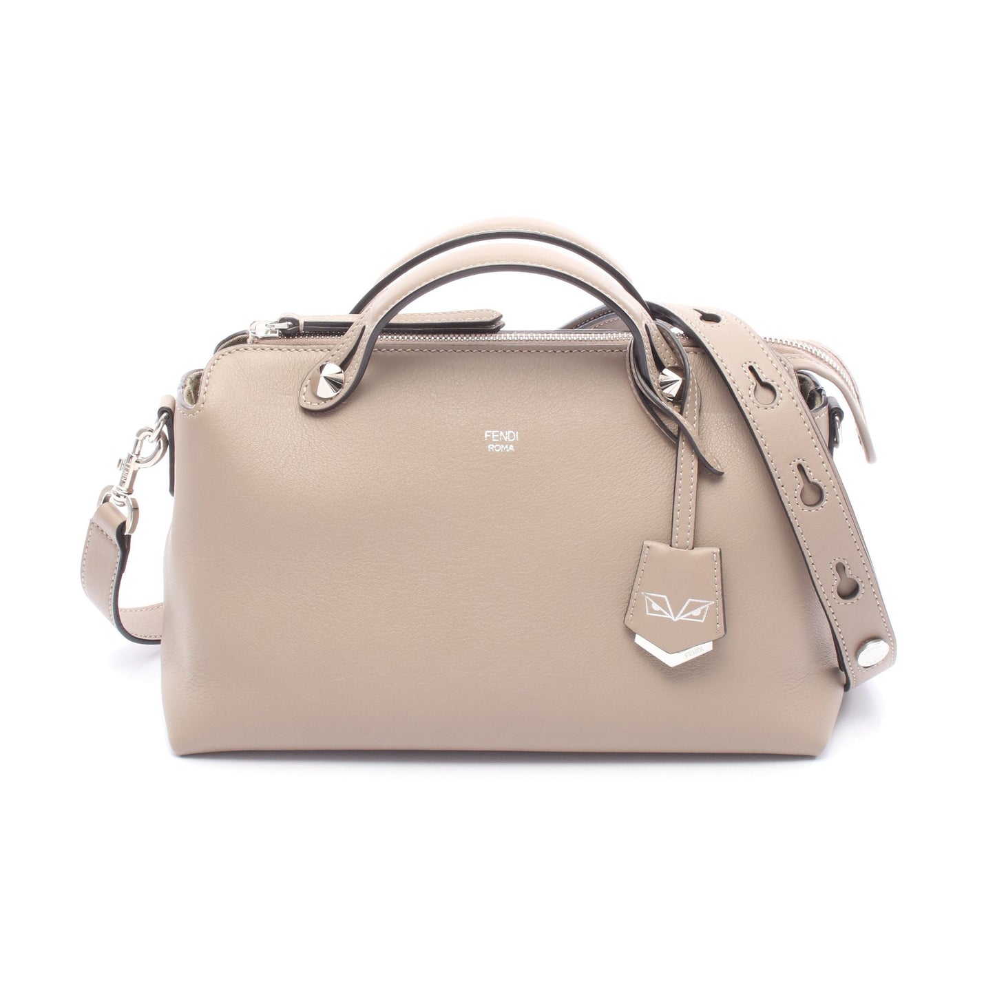 BY THE WAY MEDIUM バイザウェイ ミディアム ハンドバッグ レザー グレーベージュ 2WAY フェンディ バッグ FENDI