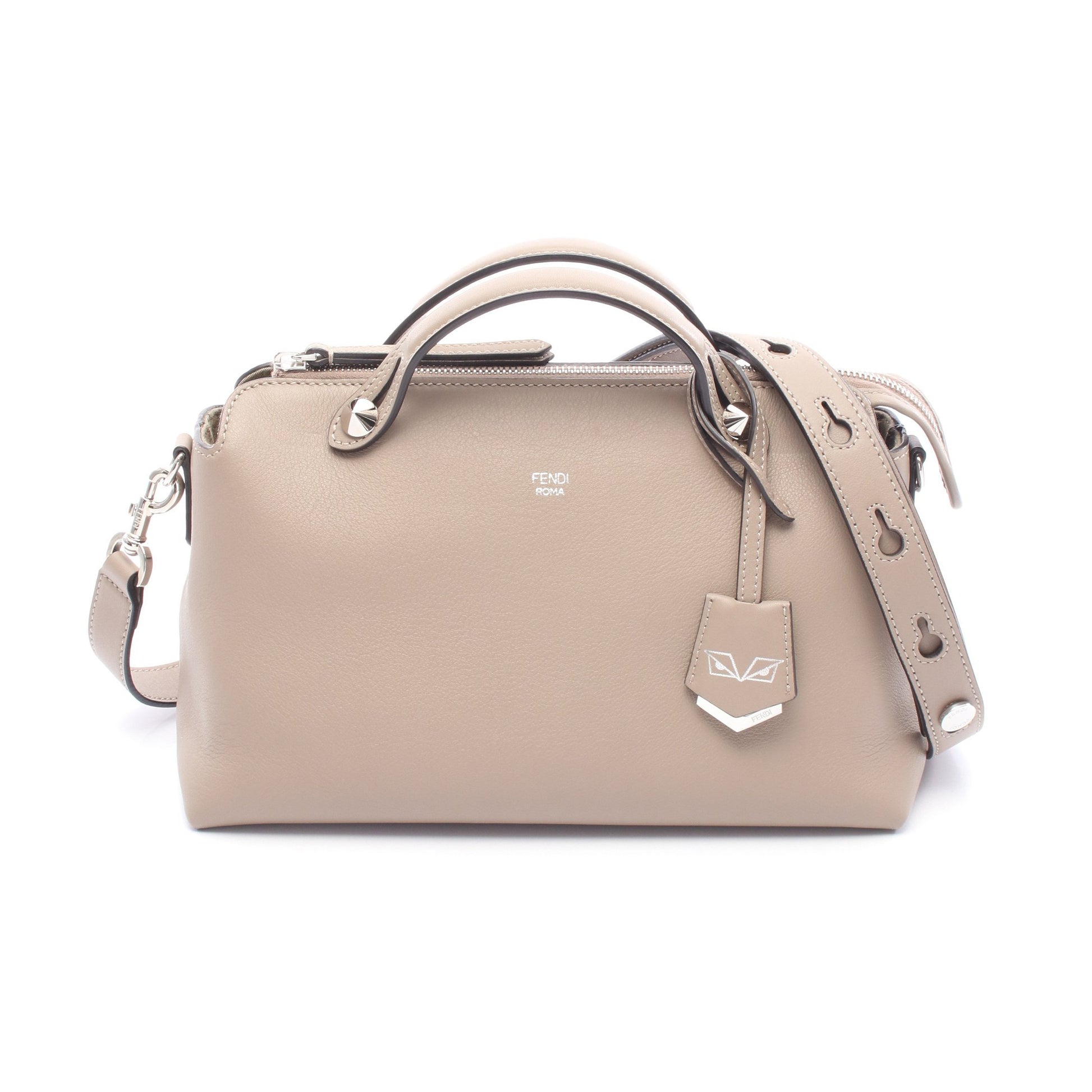 BY THE WAY MEDIUM バイザウェイ ミディアム ハンドバッグ レザー グレーベージュ 2WAY フェンディ バッグ FENDI