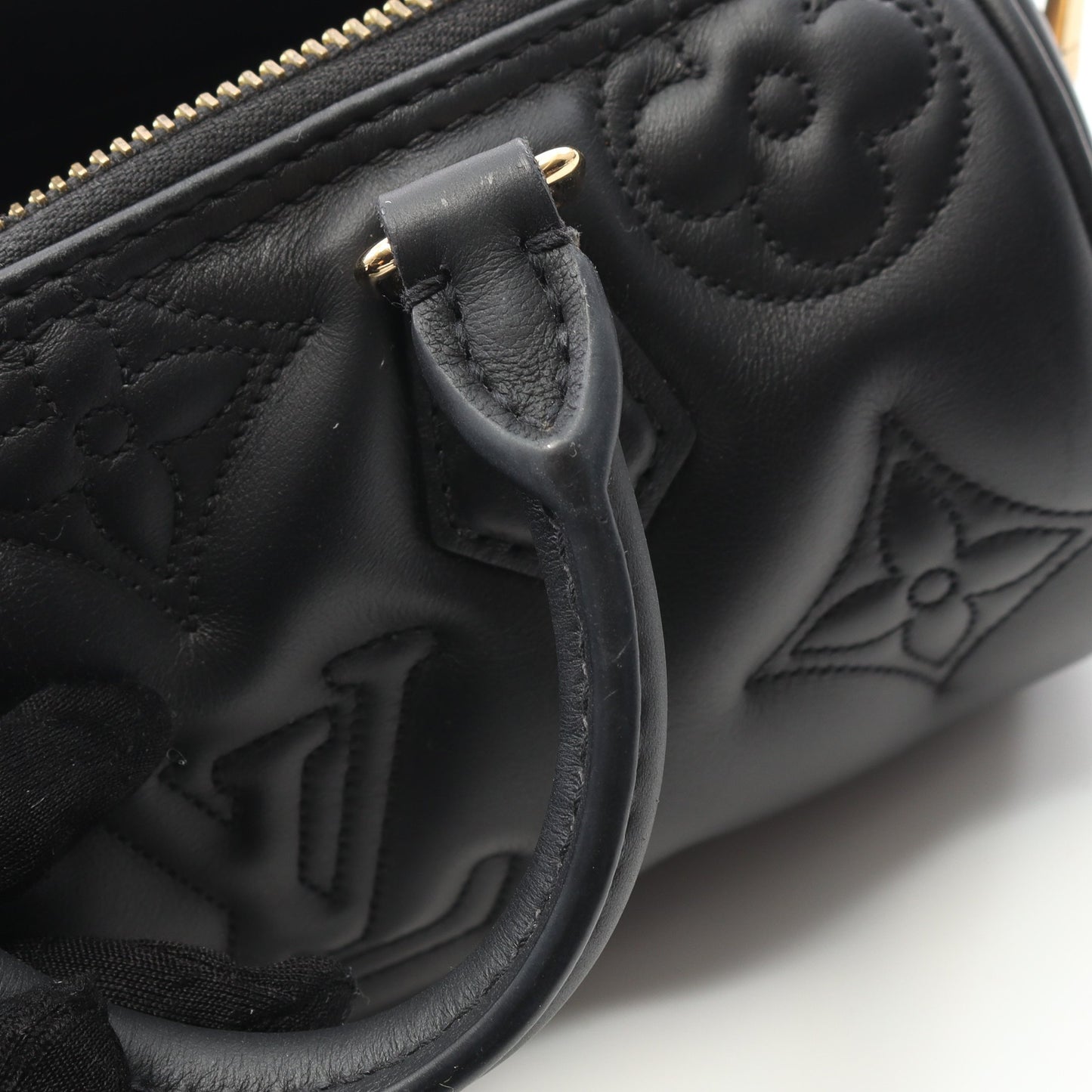 パピヨン BB バブルグラム ノワール ハンドバッグ レザー ブラック 3WAY ルイヴィトン バッグ LOUIS VUITTON