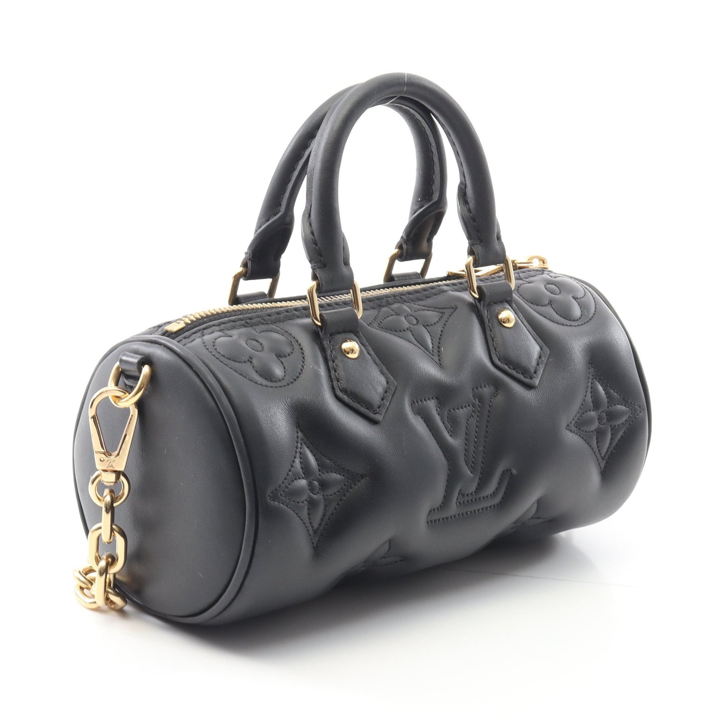 パピヨン BB バブルグラム ノワール ハンドバッグ レザー ブラック 3WAY ルイヴィトン バッグ LOUIS VUITTON