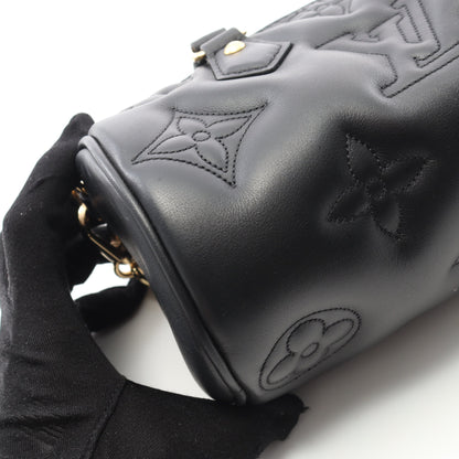 パピヨン BB バブルグラム ノワール ハンドバッグ レザー ブラック 3WAY ルイヴィトン バッグ LOUIS VUITTON