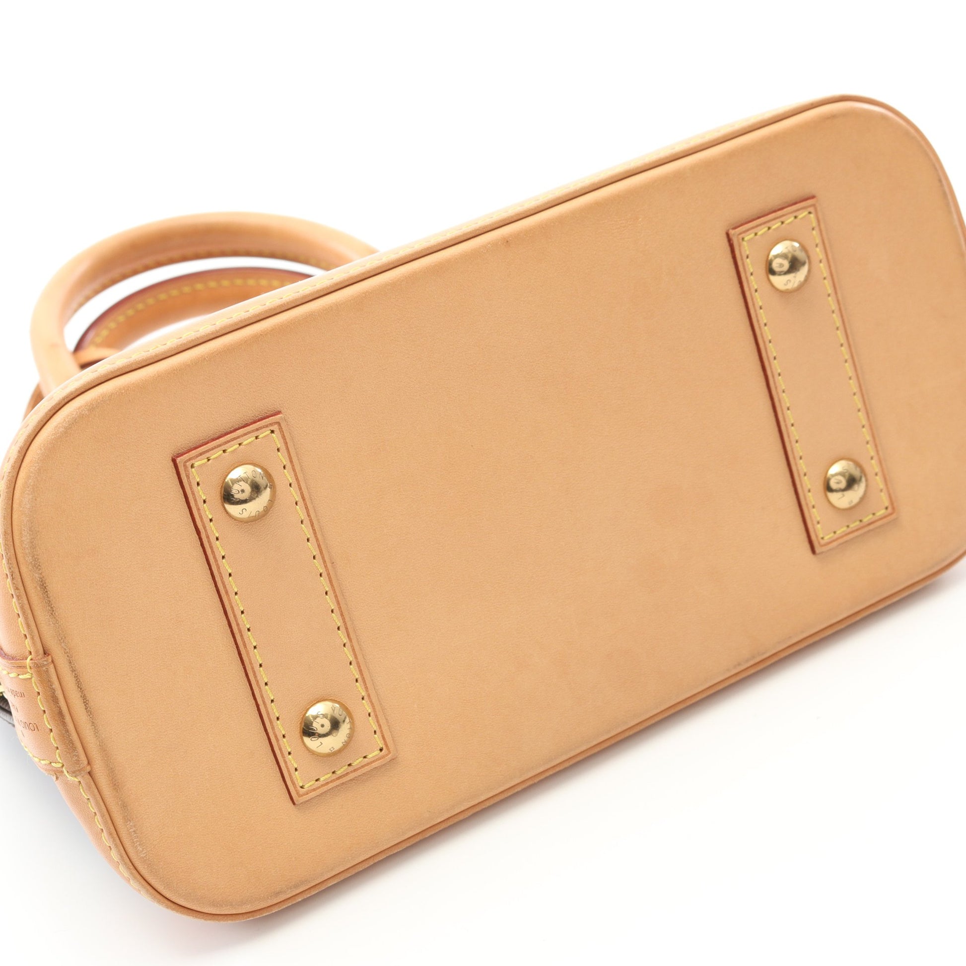 アルマBB モノグラム ハンドバッグ PVC レザー ブラウン 2WAY ルイ  