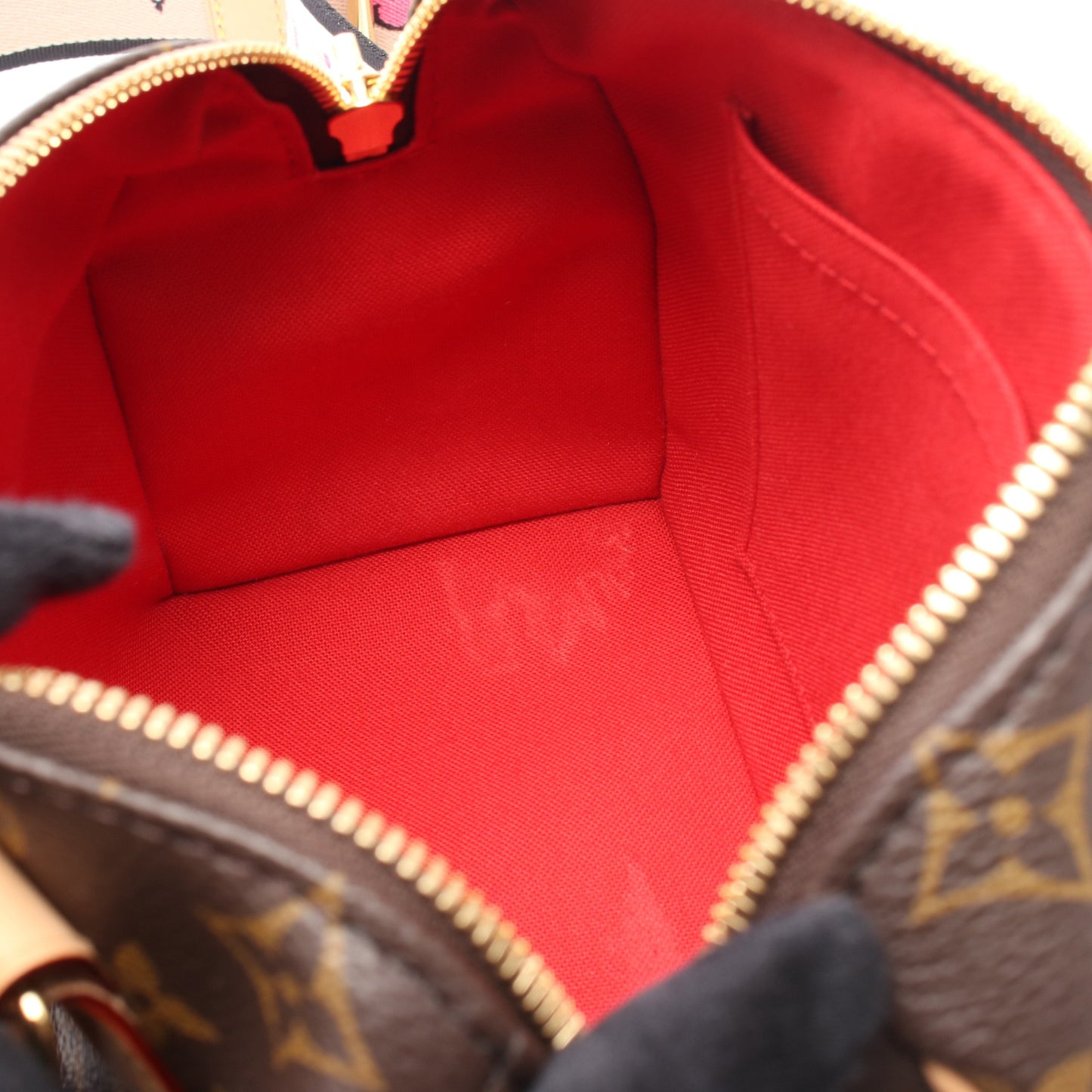 スピーディ バンドリエール20 モノグラム ハンドバッグ PVC レザー ブラウン 2WAY ルイヴィトン バッグ LOUIS VUITTON