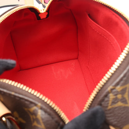 スピーディ バンドリエール20 モノグラム ハンドバッグ PVC レザー ブラウン 2WAY ルイヴィトン バッグ LOUIS VUITTON