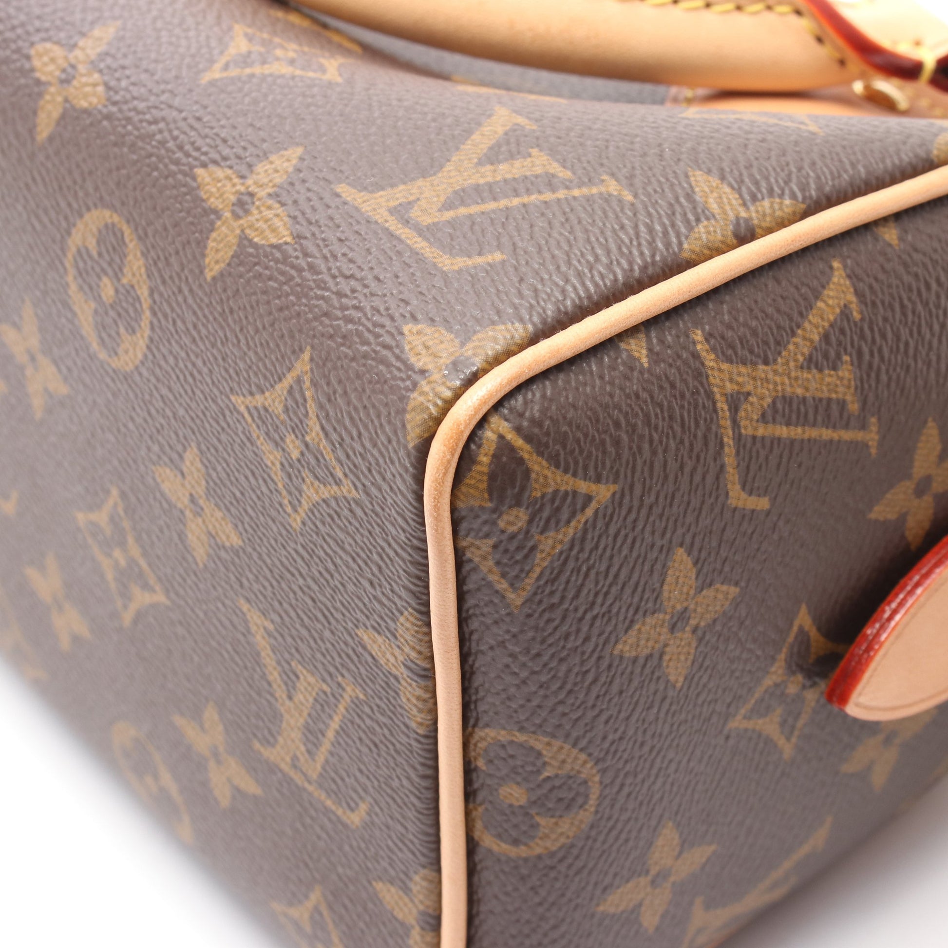 スピーディ バンドリエール20 モノグラム ハンドバッグ PVC レザー ブラウン 2WAY ルイヴィトン バッグ LOUIS VUITTON