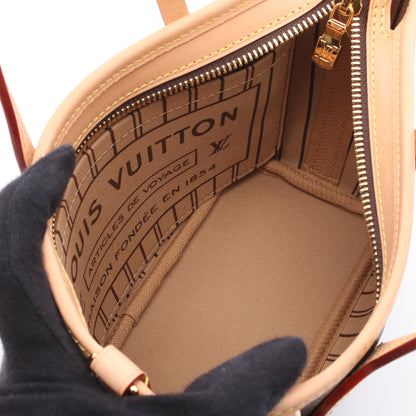 ネヴァーフルBB モノグラム ベージュ ハンドバッグ PVC レザー ブラウン 2WAY ルイヴィトン バッグ LOUIS VUITTON