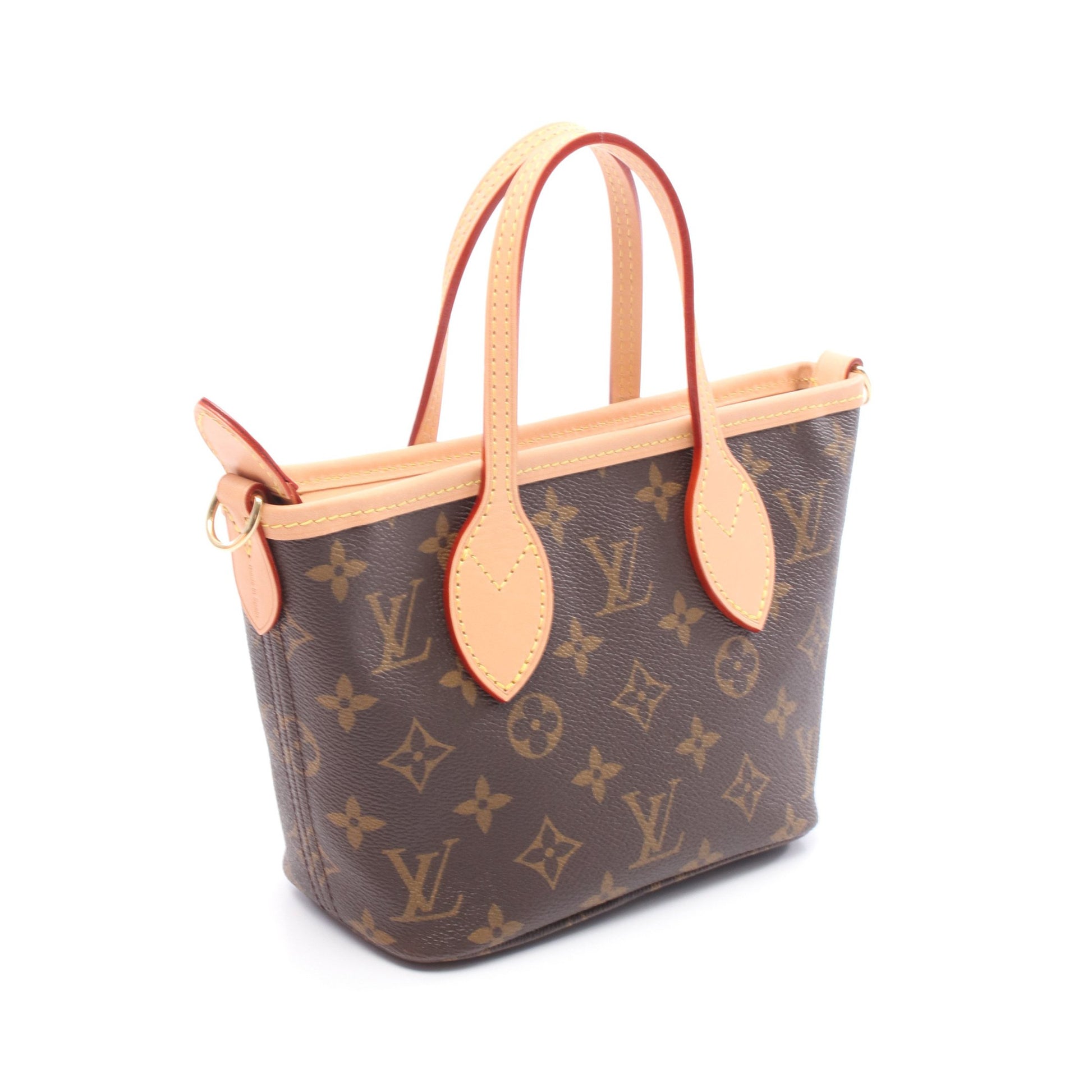 ネヴァーフルBB モノグラム ベージュ ハンドバッグ PVC レザー ブラウン 2WAY ルイヴィトン バッグ LOUIS VUITTON