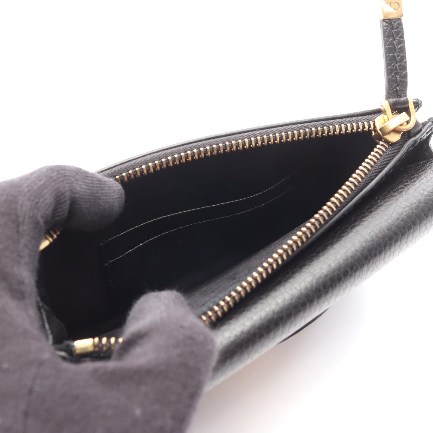 ADDICT アディクト クラッチバッグ レザー ブラック クリスチャンディオール バッグ Christian Dior