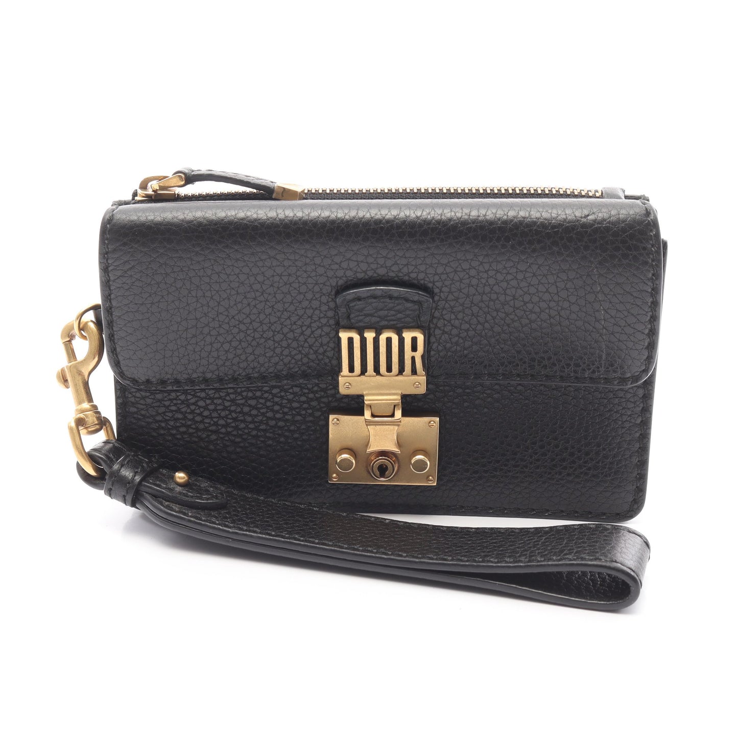 ADDICT アディクト クラッチバッグ レザー ブラック クリスチャンディオール バッグ Christian Dior