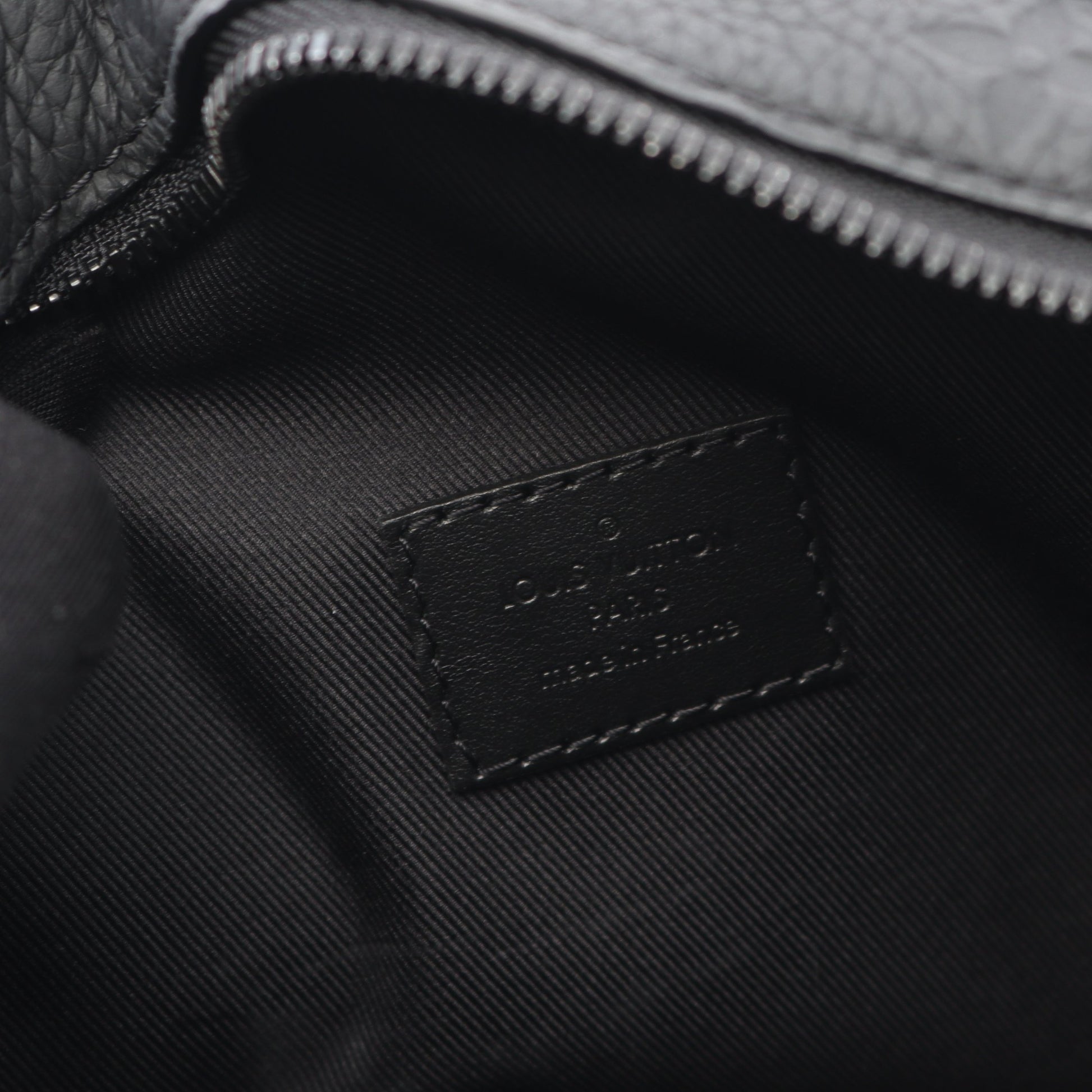 ソフトトランク モノグラムトリヨン ノワール ショルダーバッグ レザー ブラック ルイヴィトン バッグ LOUIS VUITTON