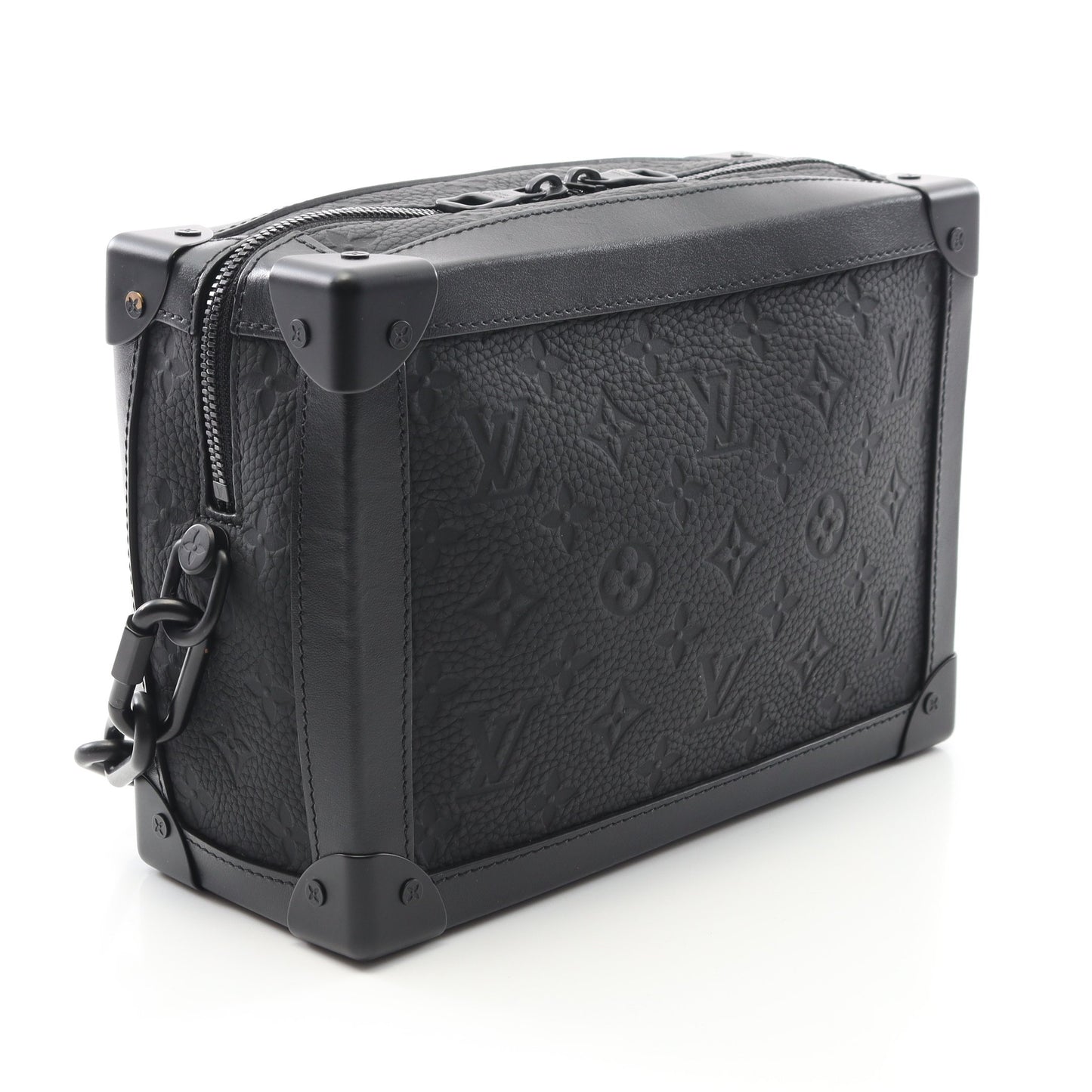 ソフトトランク モノグラムトリヨン ノワール ショルダーバッグ レザー ブラック ルイヴィトン バッグ LOUIS VUITTON