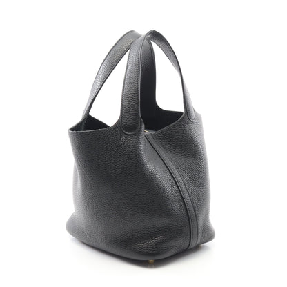 ピコタンPM ハンドバッグ トリヨンクレマンス ブラック ゴールド金具 Y刻印 エルメス バッグ HERMES