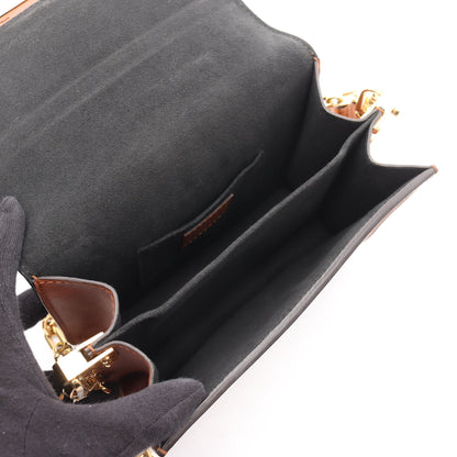 ドーフィーヌ MINI モノグラムリバース ショルダーバッグ PVC レザー ブラウン ベージュ 2WAY ルイヴィトン バッグ LOUIS VUITTON