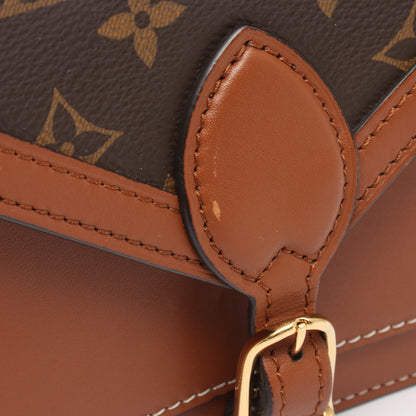 サックビファス モノグラム ハンドバッグ PVC レザー ブラウン ライトブラウン 3WAY ルイヴィトン バッグ LOUIS VUITTON