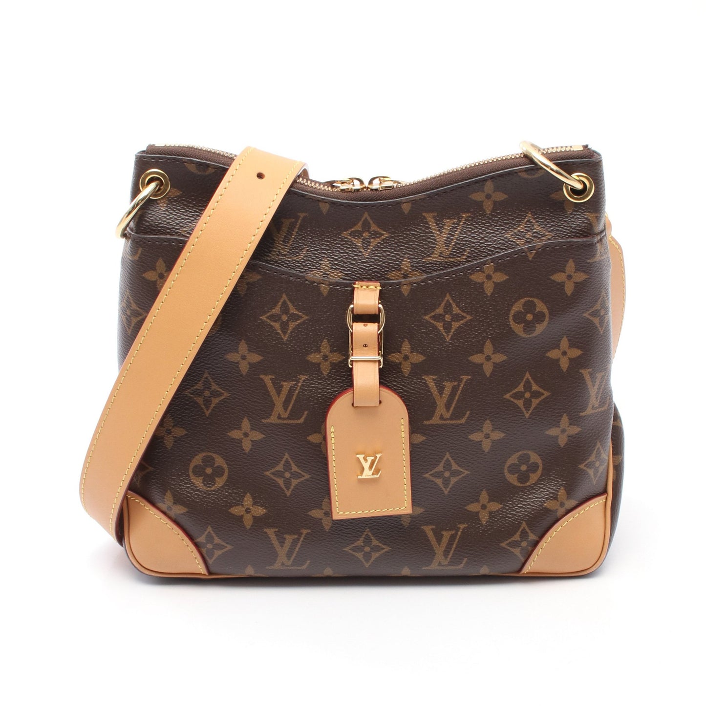 オデオン NM PM モノグラム ショルダーバッグ PVC レザー ブラウン ルイヴィトン バッグ LOUIS VUITTON
