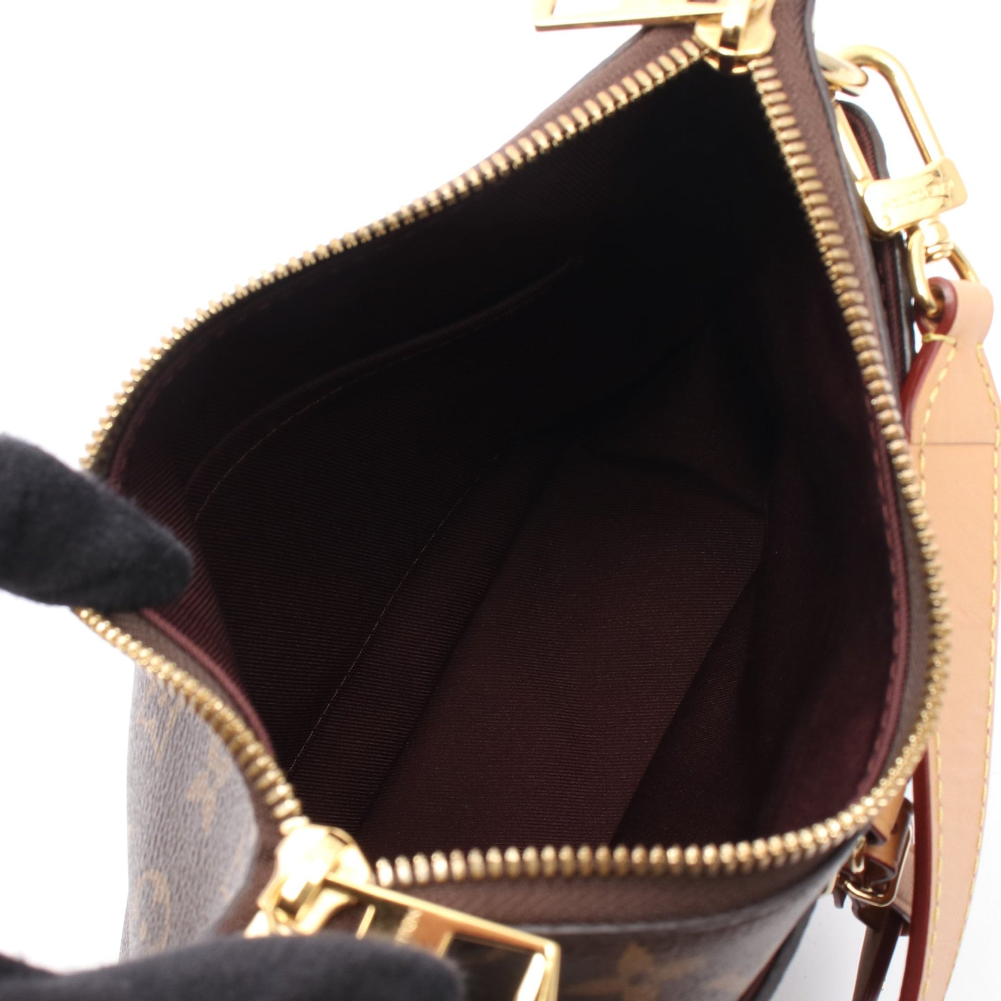 オデオン NM PM モノグラム ショルダーバッグ PVC レザー ブラウン ルイヴィトン バッグ LOUIS VUITTON