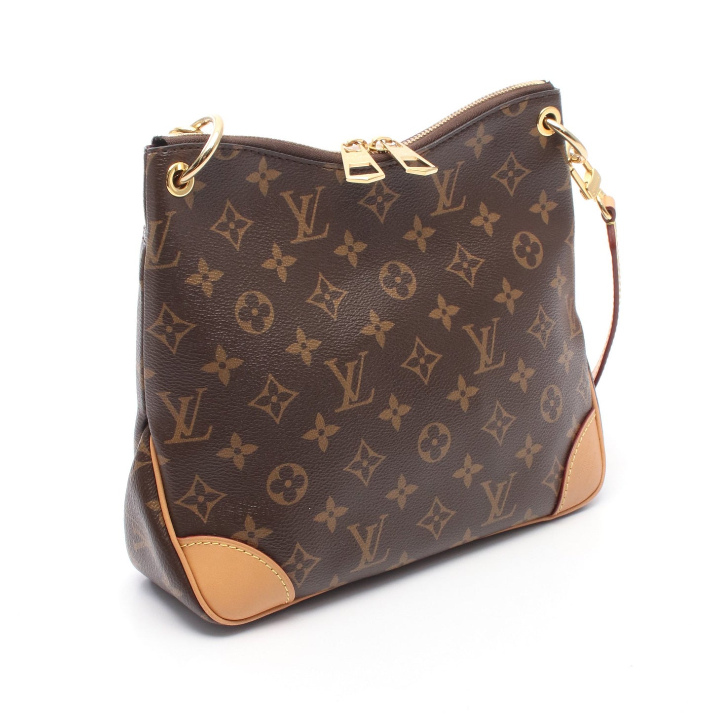 オデオン NM PM モノグラム ショルダーバッグ PVC レザー ブラウン ルイヴィトン バッグ LOUIS VUITTON