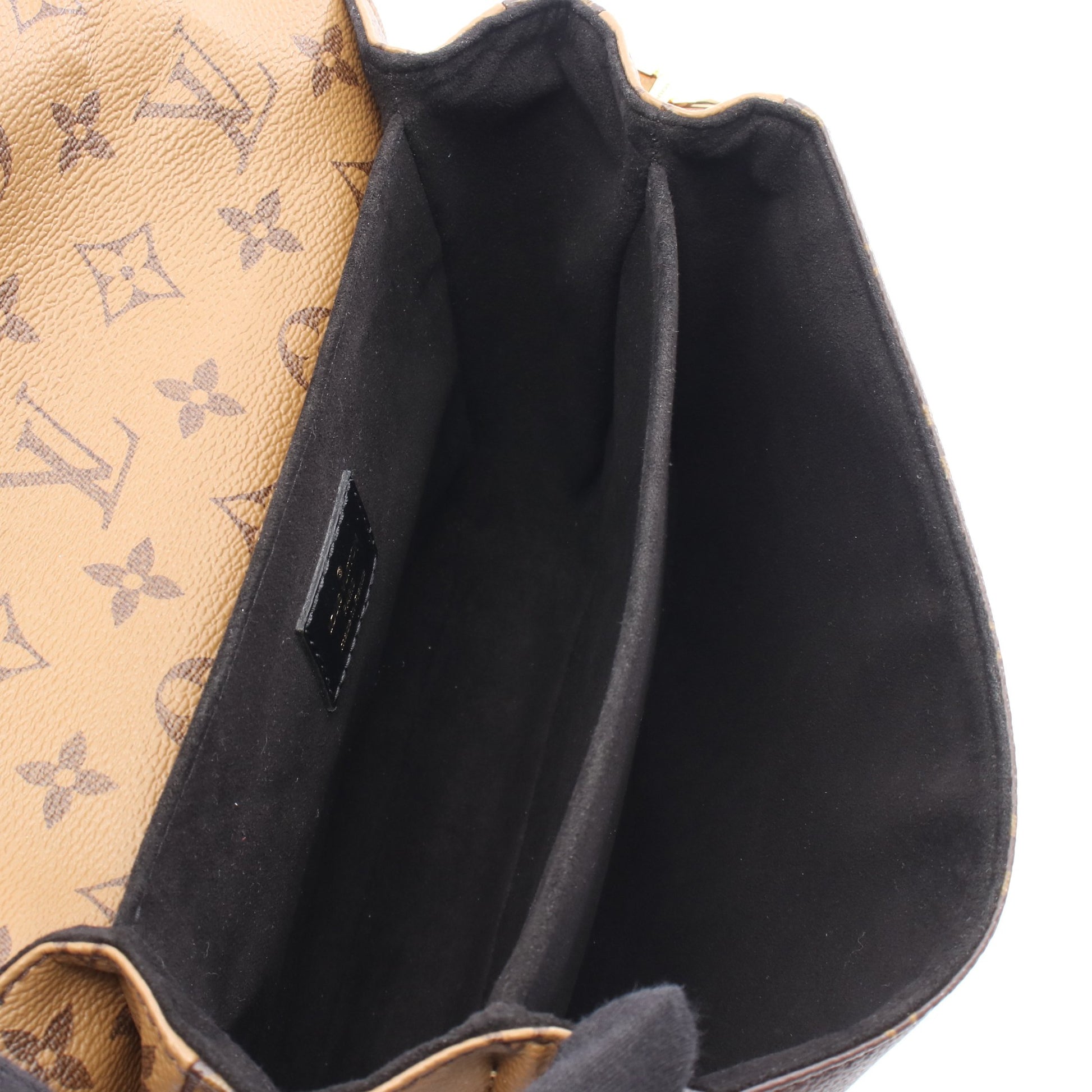 ポシェットメティスMM モノグラムリバース ハンドバッグ PVC レザー ブラウン ライトブラウン ブラック 2WAY ルイヴィトン バッグ LOUIS VUITTON