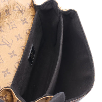 ポシェットメティスMM モノグラムリバース ハンドバッグ PVC レザー ブラウン ライトブラウン ブラック 2WAY ルイヴィトン バッグ LOUIS VUITTON