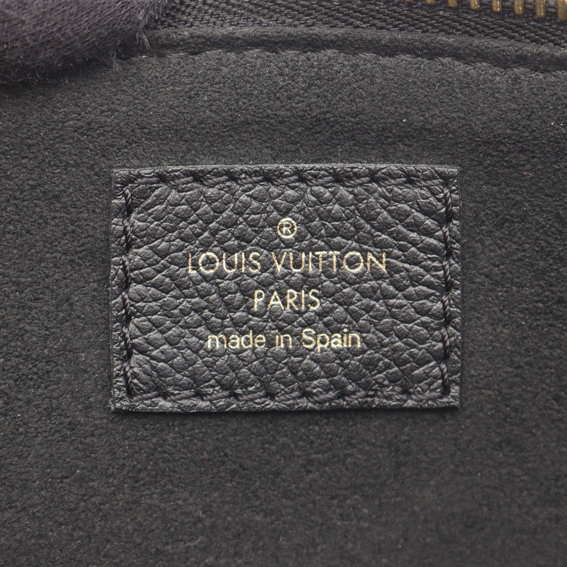 プティ パレPM バイカラーモノグラムアンプラント ハンドバッグ レザー ブラック ベージュ 2WAY ルイヴィトン バッグ LOUIS VUITTON