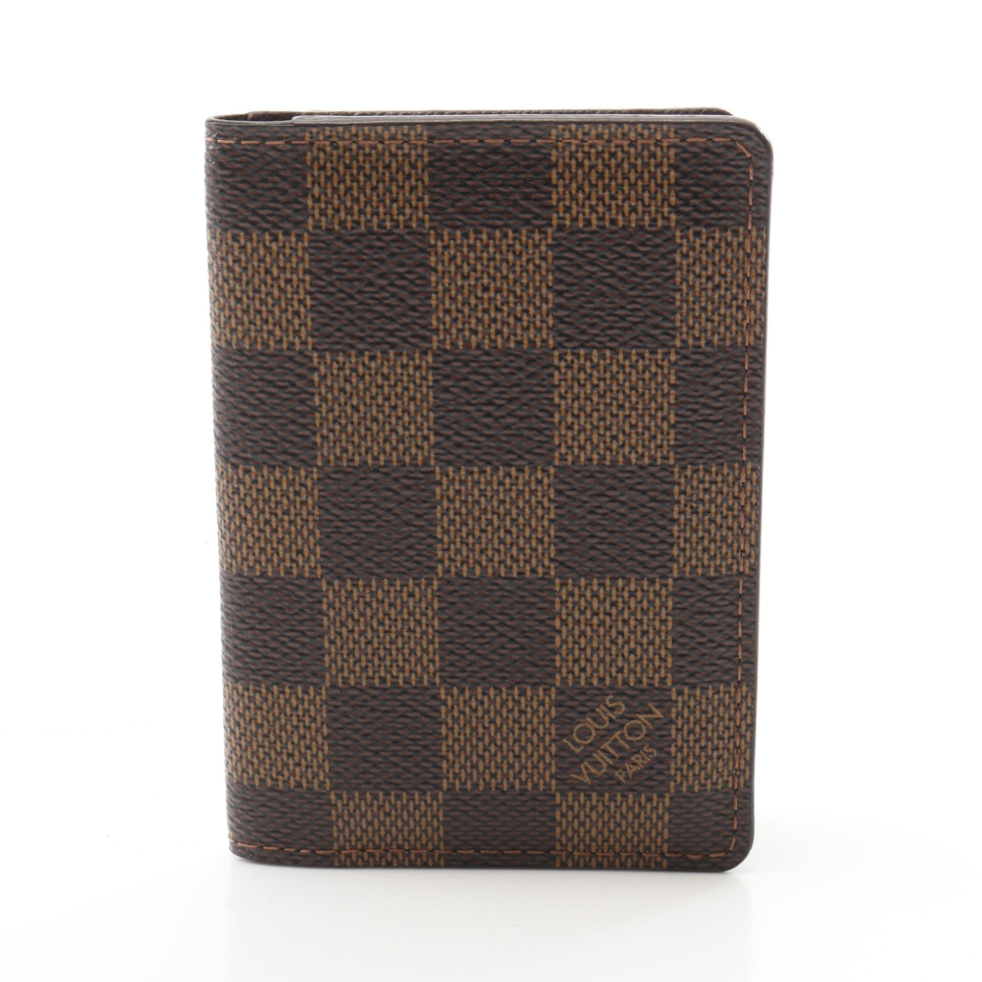 オーガナイザー ドゥ ポッシュ ダミエエベヌ カードケース PVC ブラウン ルイヴィトン 財布・小物 LOUIS VUITTON