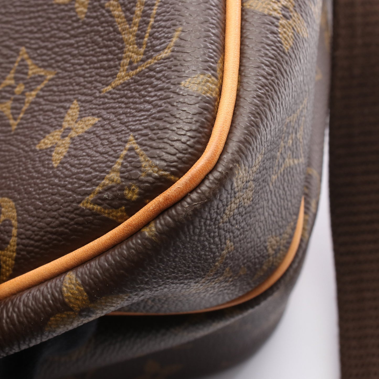 リポーターGM モノグラム ショルダーバッグ PVC レザー ブラウン ルイヴィトン バッグ LOUIS VUITTON