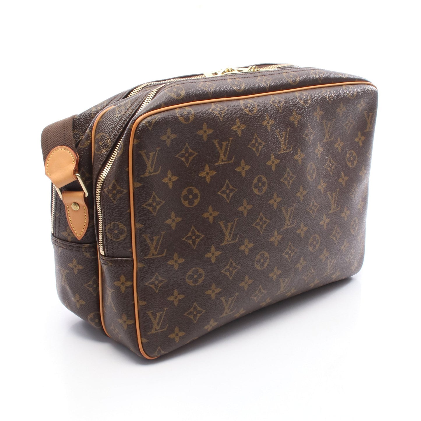 リポーターGM モノグラム ショルダーバッグ PVC レザー ブラウン ルイヴィトン バッグ LOUIS VUITTON