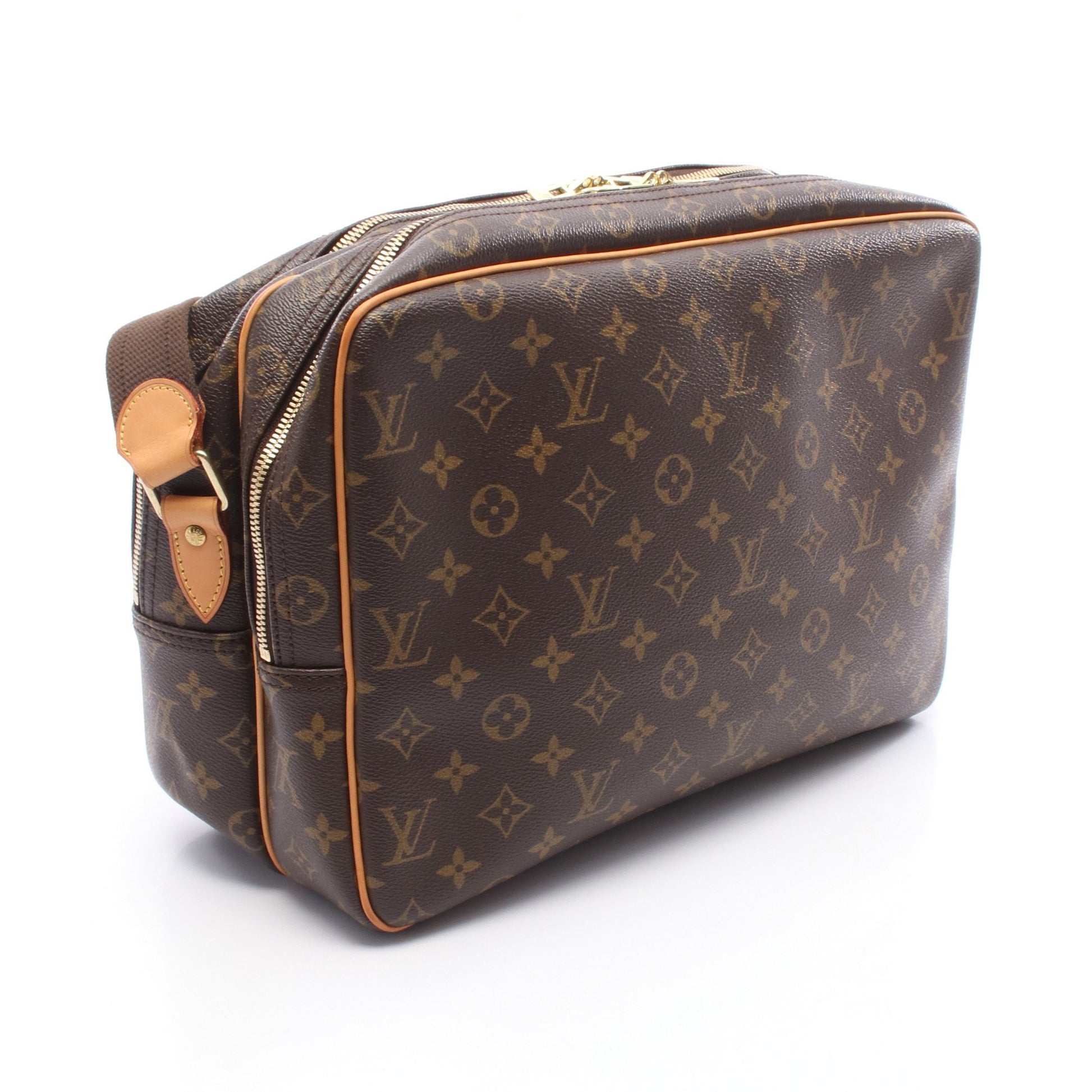 リポーターGM モノグラム ショルダーバッグ PVC レザー ブラウン ルイヴィトン バッグ LOUIS VUITTON