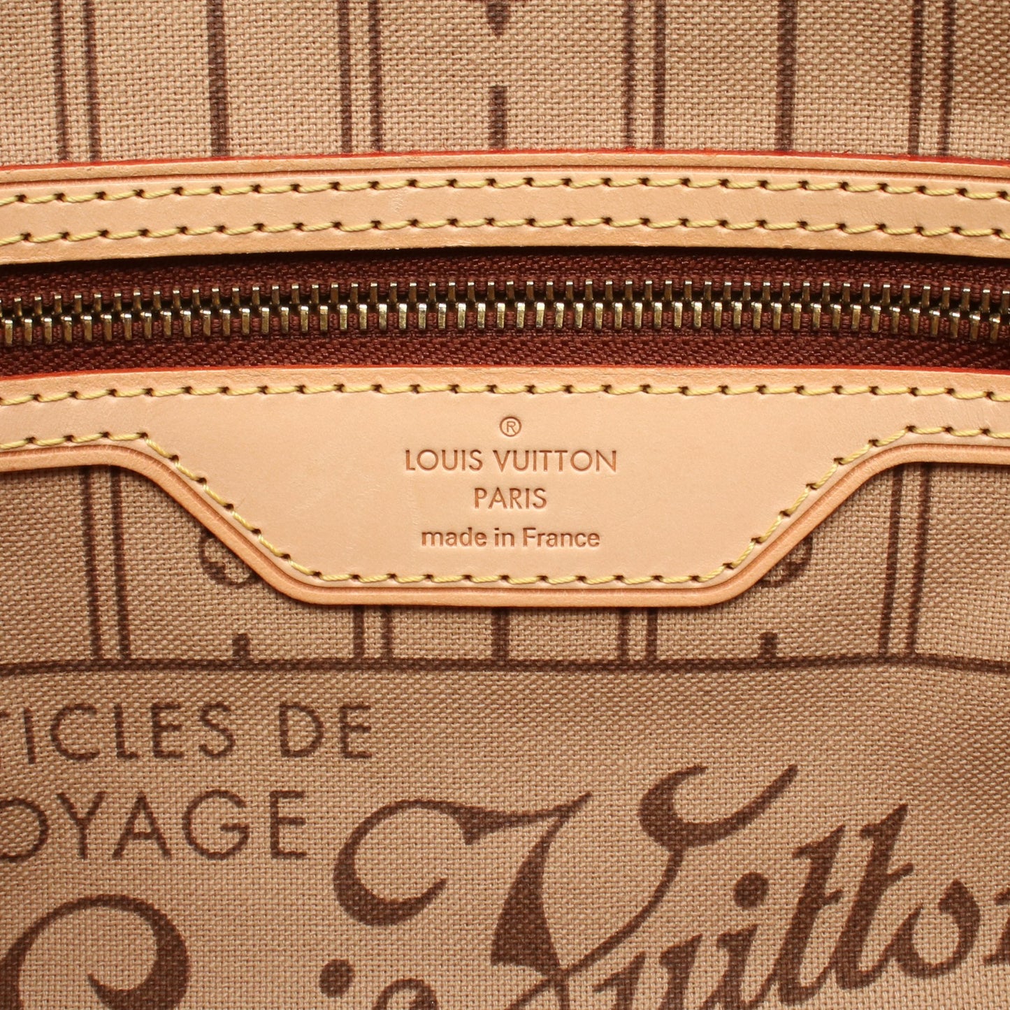 ネヴァーフルPM モノグラム ハンドバッグ トートバッグ PVC レザー ブラウン ルイヴィトン バッグ LOUIS VUITTON