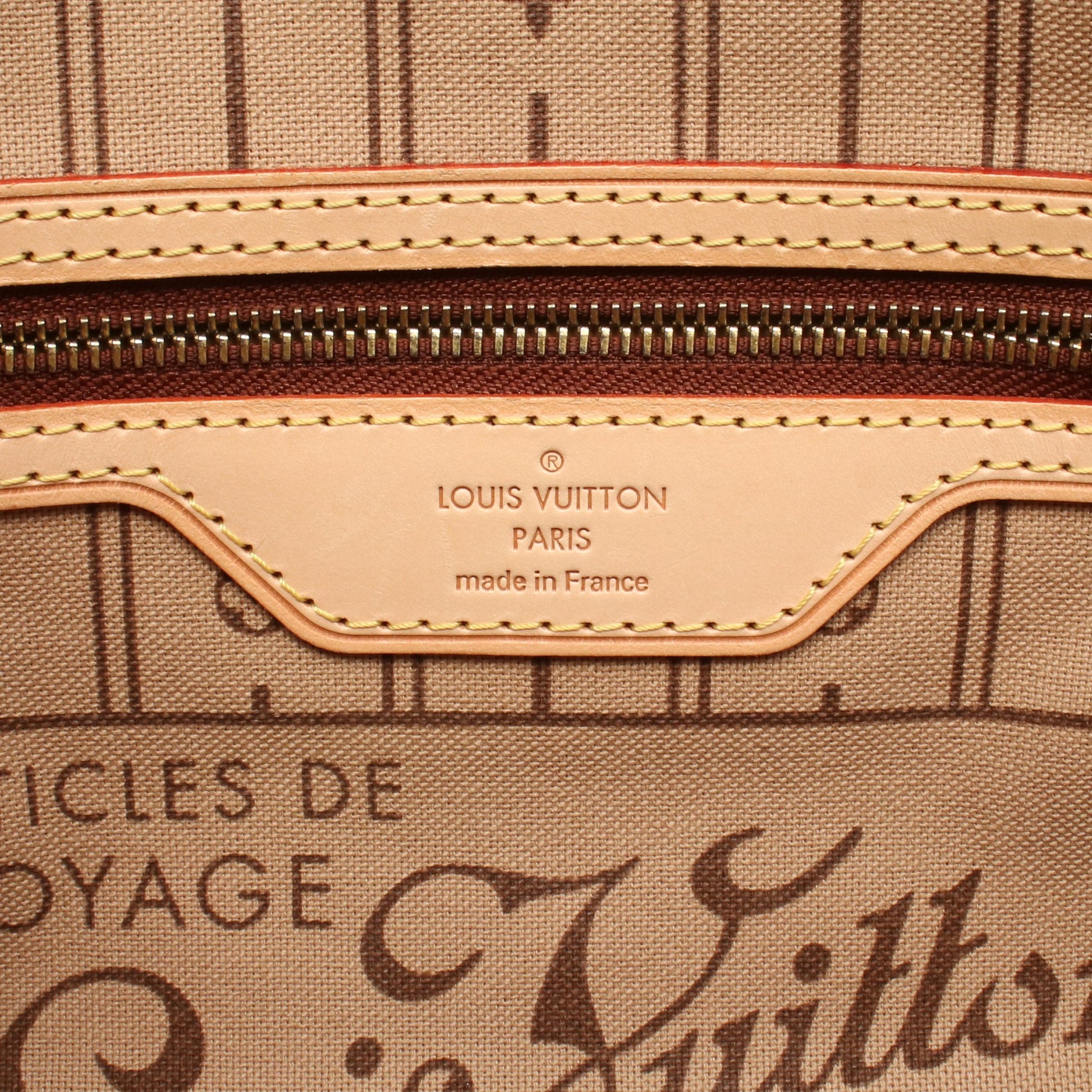 ネヴァーフルPM モノグラム ハンドバッグ トートバッグ PVC レザー ブラウン ルイヴィトン バッグ LOUIS VUITTON