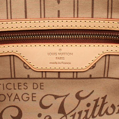 ネヴァーフルPM モノグラム ハンドバッグ トートバッグ PVC レザー ブラウン ルイヴィトン バッグ LOUIS VUITTON
