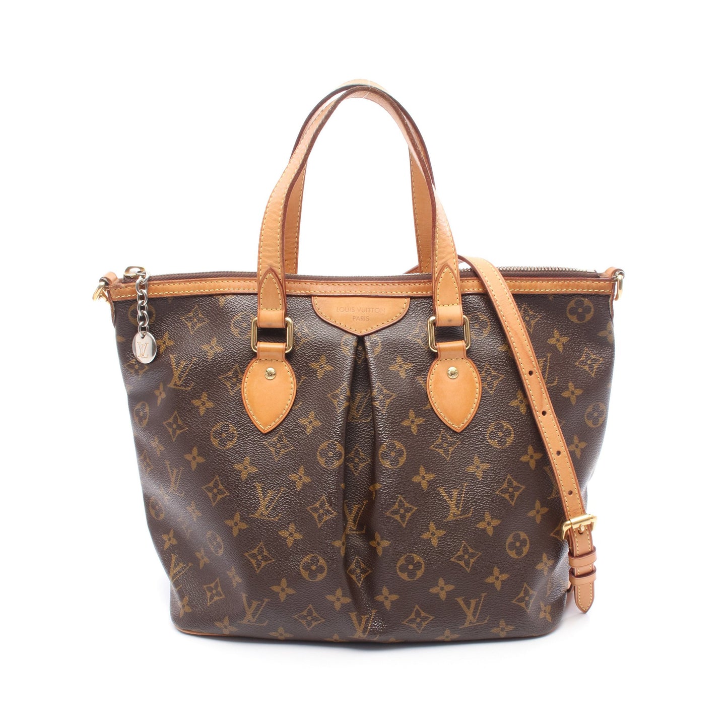 パレルモPM モノグラム ハンドバッグ PVC レザー ブラウン 2WAY ルイヴィトン バッグ LOUIS VUITTON