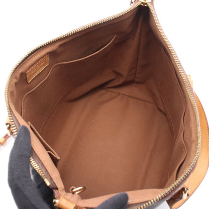パレルモPM モノグラム ハンドバッグ PVC レザー ブラウン 2WAY ルイヴィトン バッグ LOUIS VUITTON