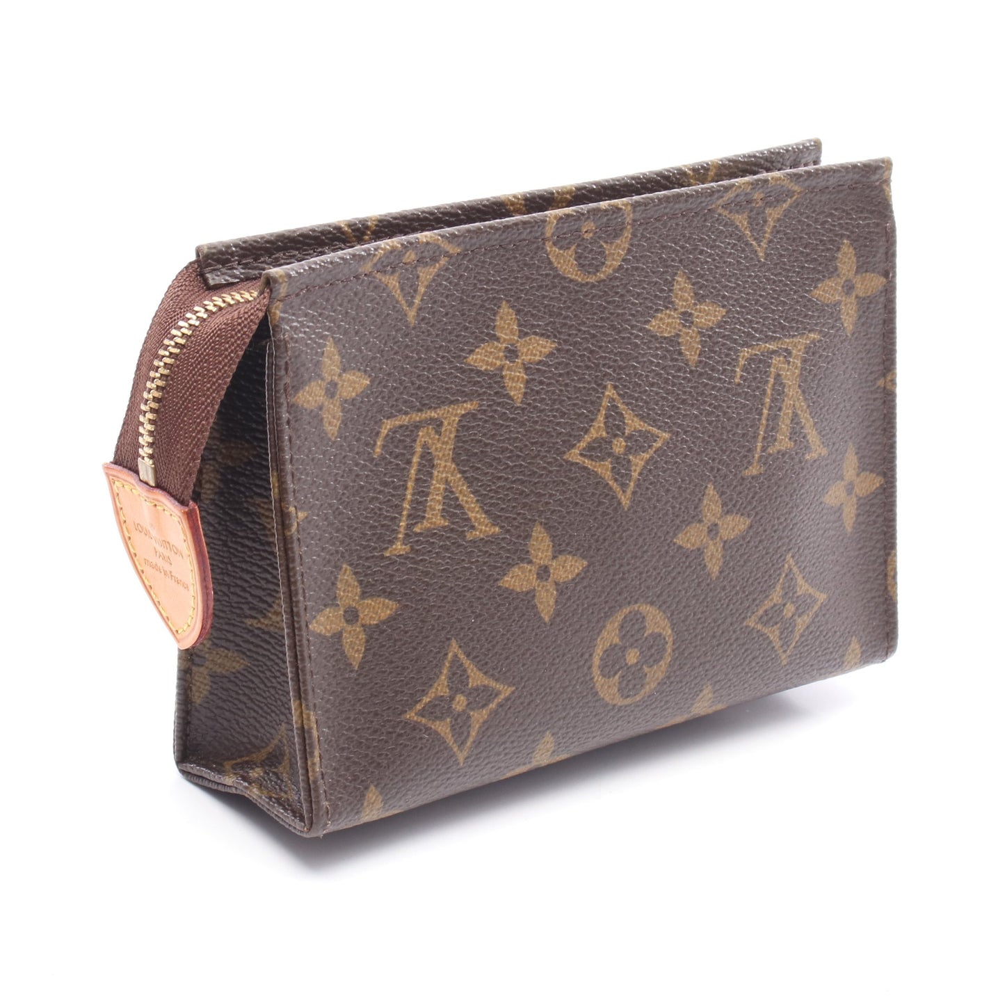 ポッシュ トワレ15 モノグラム コスメポーチ PVC レザー ブラウン ルイヴィトン 財布・小物 LOUIS VUITTON