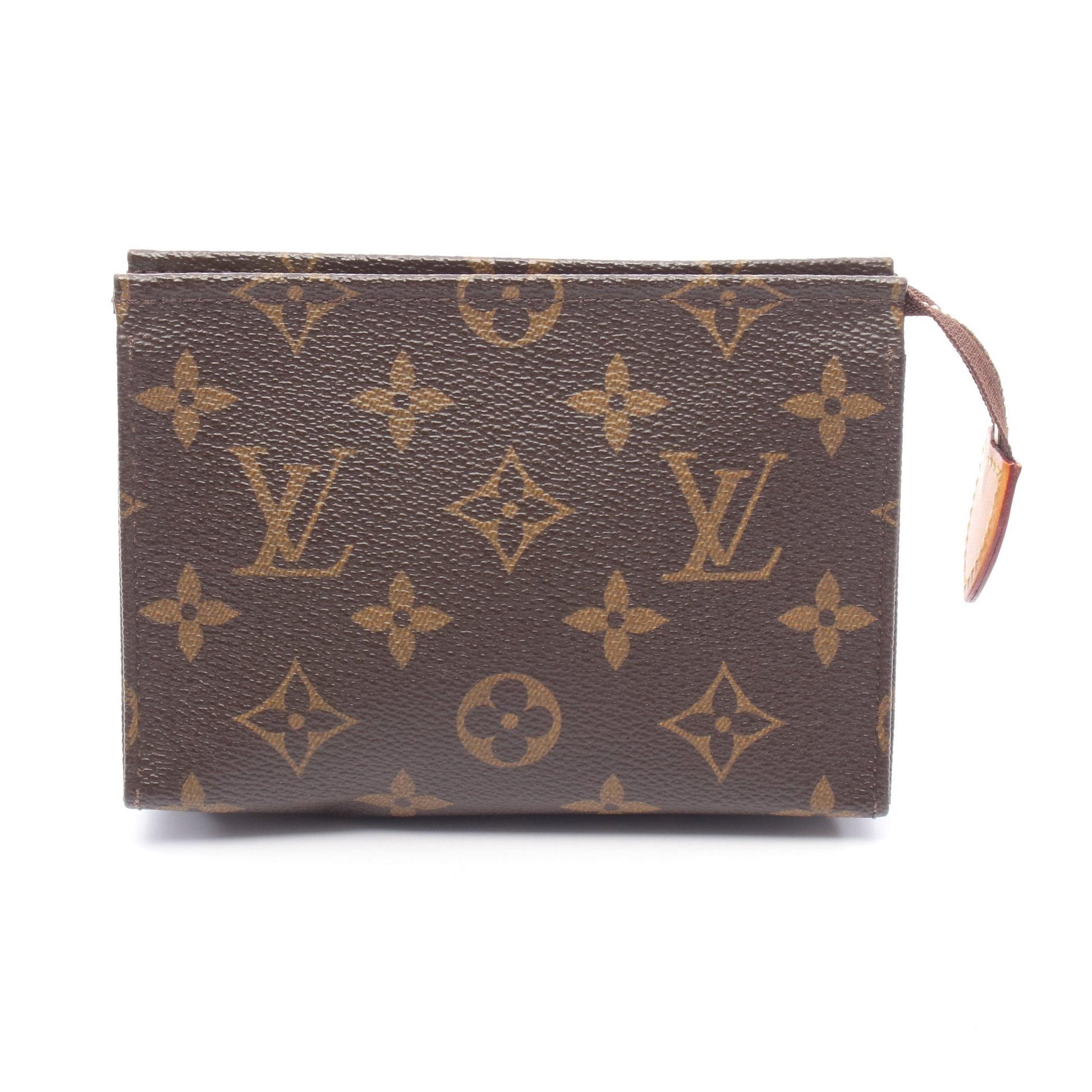 ポッシュ トワレ15 モノグラム コスメポーチ PVC レザー ブラウン ルイヴィトン 財布・小物 LOUIS VUITTON
