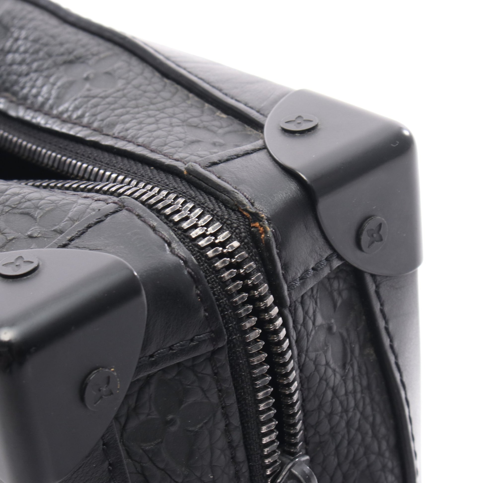 ソフトトランク モノグラムトリヨン ノワール ショルダーバッグ レザー ブラック ルイヴィトン バッグ LOUIS VUITTON