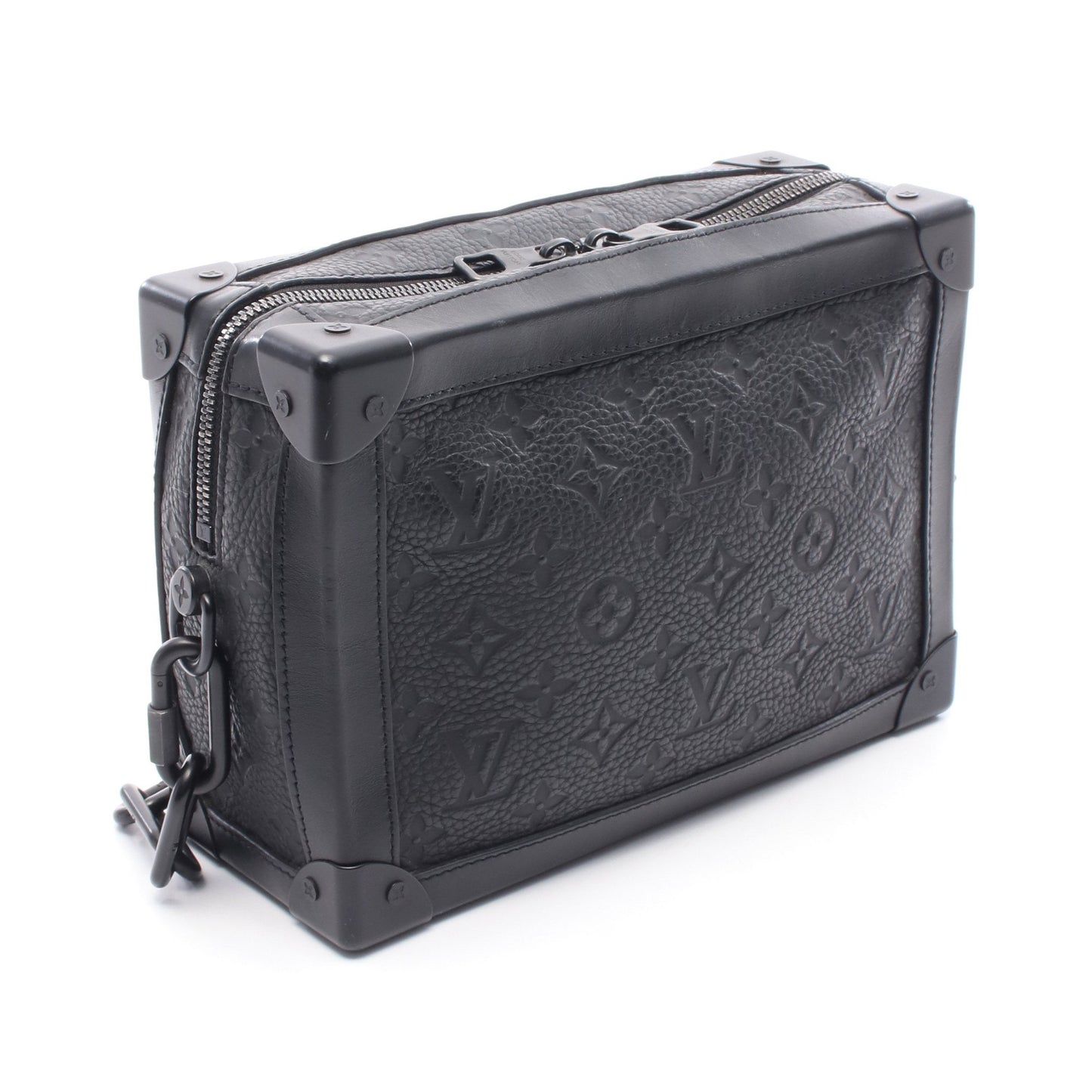 ソフトトランク モノグラムトリヨン ノワール ショルダーバッグ レザー ブラック ルイヴィトン バッグ LOUIS VUITTON