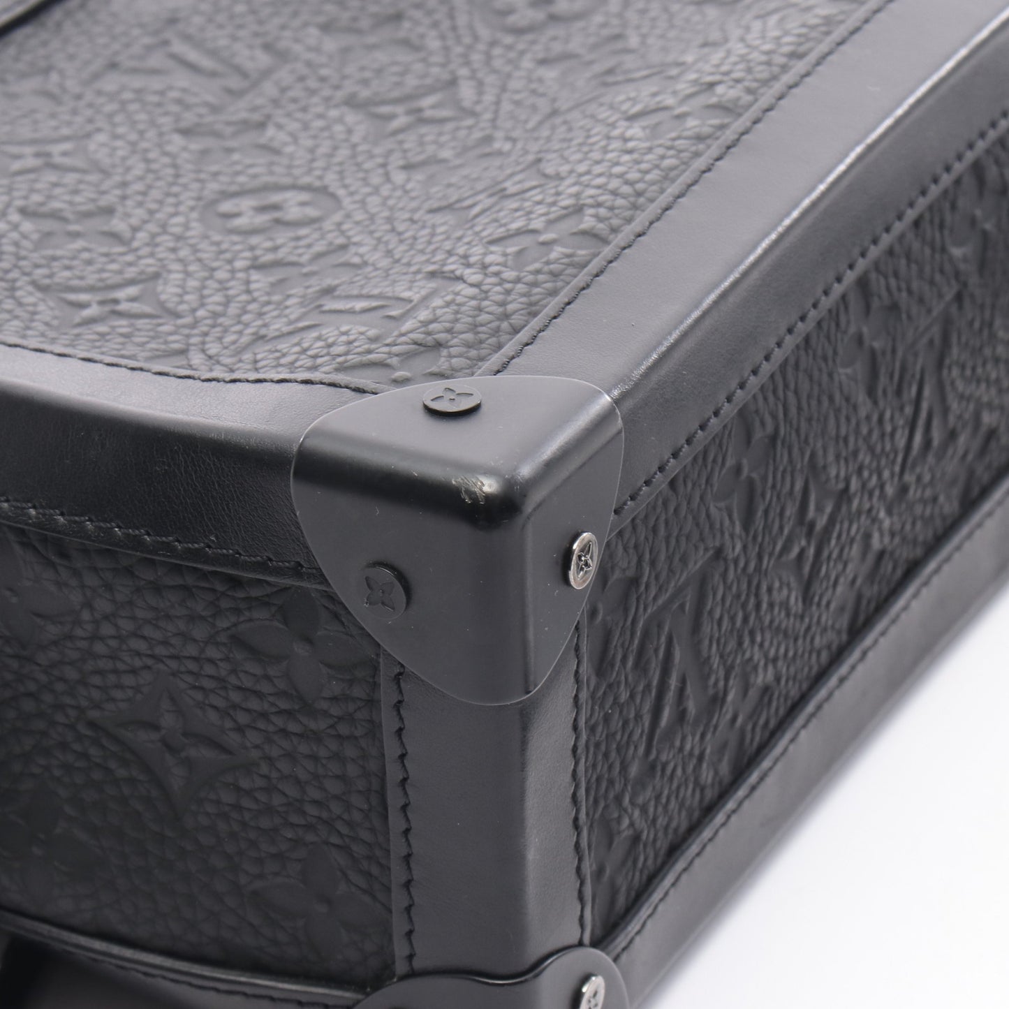 ソフトトランク モノグラムトリヨン ノワール ショルダーバッグ レザー ブラック ルイヴィトン バッグ LOUIS VUITTON