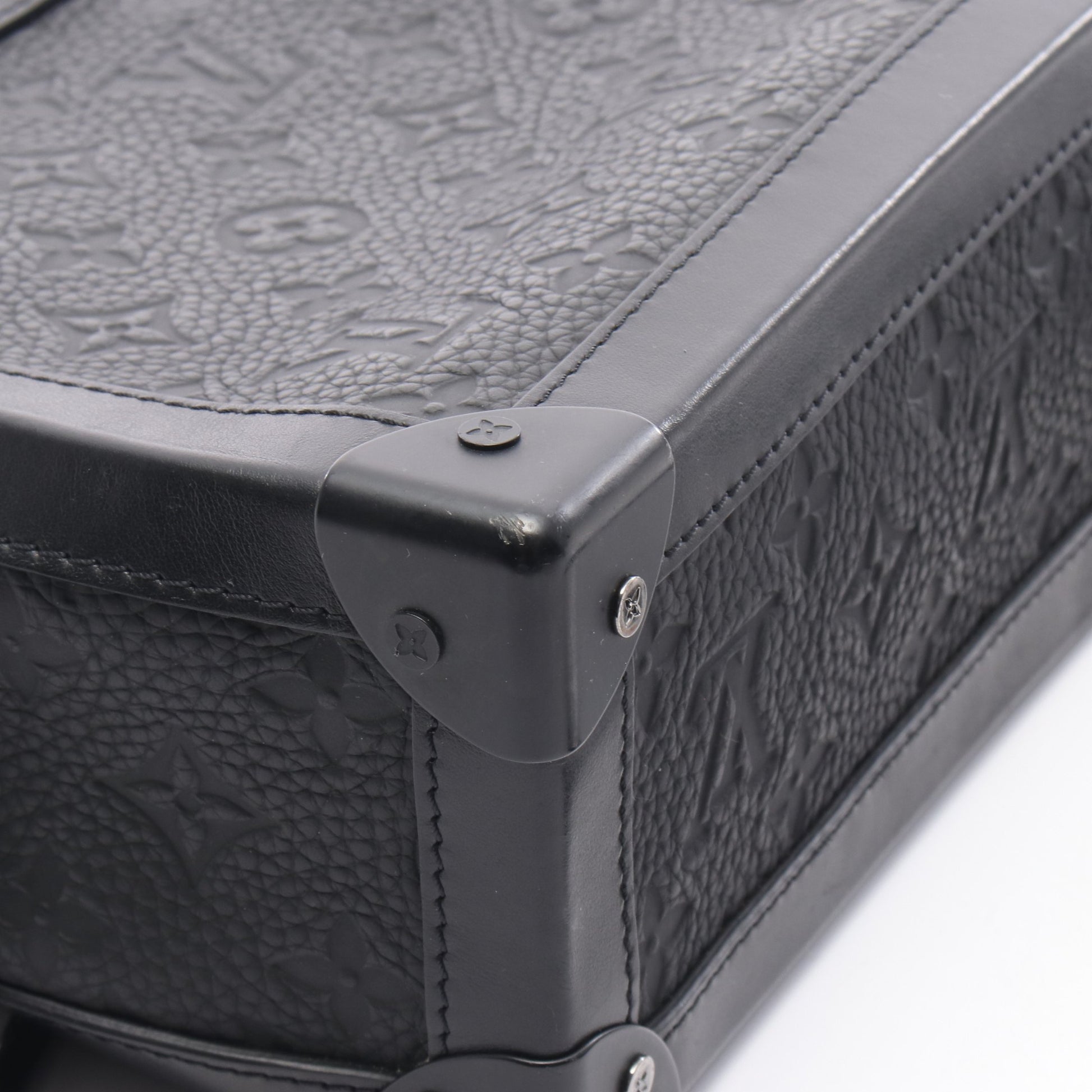 ソフトトランク モノグラムトリヨン ノワール ショルダーバッグ レザー ブラック ルイヴィトン バッグ LOUIS VUITTON