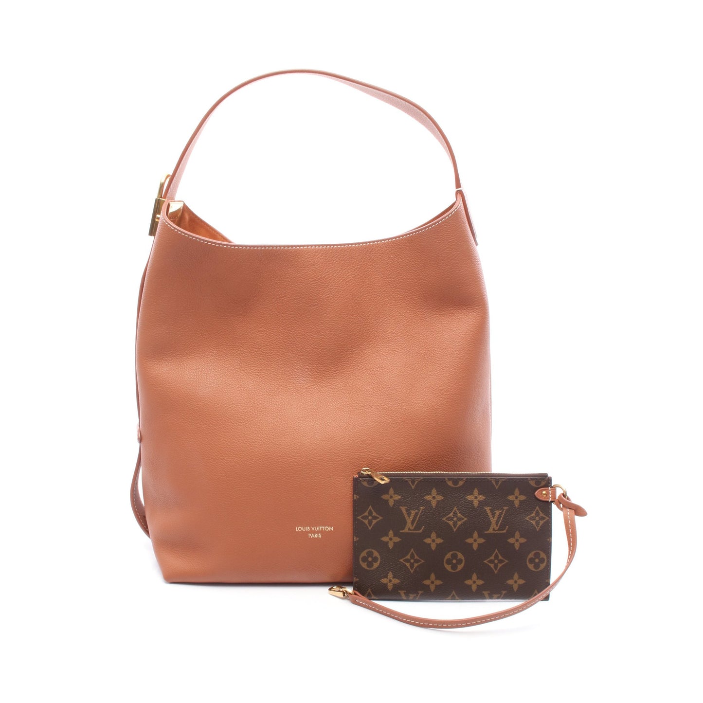 ロウキー ホーボー MM コニャック ショルダーバッグ レザー ブラウン ルイヴィトン バッグ LOUIS VUITTON
