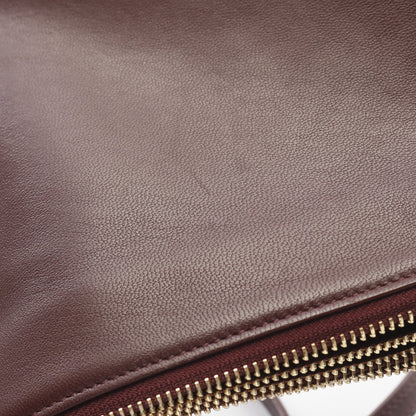 TRIO SMALL トリオ スモール ショルダーバッグ レザー ボルドー セリーヌ バッグ CELINE