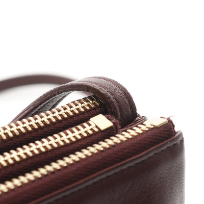 TRIO SMALL トリオ スモール ショルダーバッグ レザー ボルドー セリーヌ バッグ CELINE