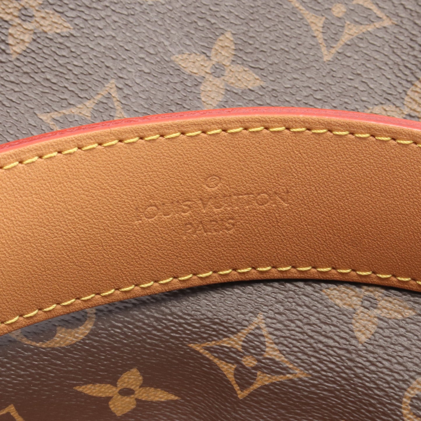 キャリーオール NM MM モノグラム ショルダーバッグ PVC レザー ブラウン ルイヴィトン バッグ LOUIS VUITTON