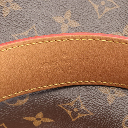 キャリーオール NM MM モノグラム ショルダーバッグ PVC レザー ブラウン ルイヴィトン バッグ LOUIS VUITTON