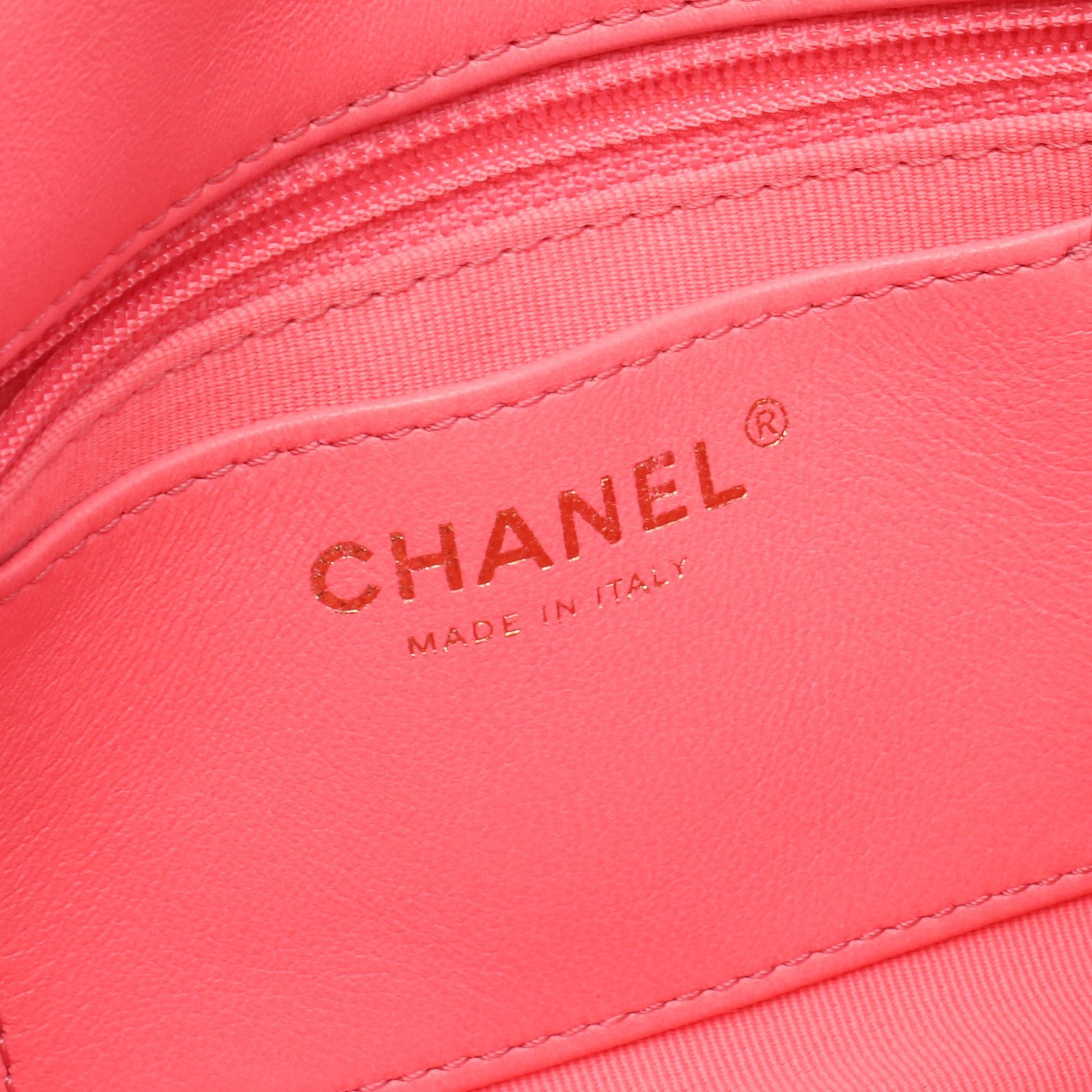マトラッセ チェーンショルダーバッグ レザー ピンク ゴールド金具 シャネル バッグ CHANEL