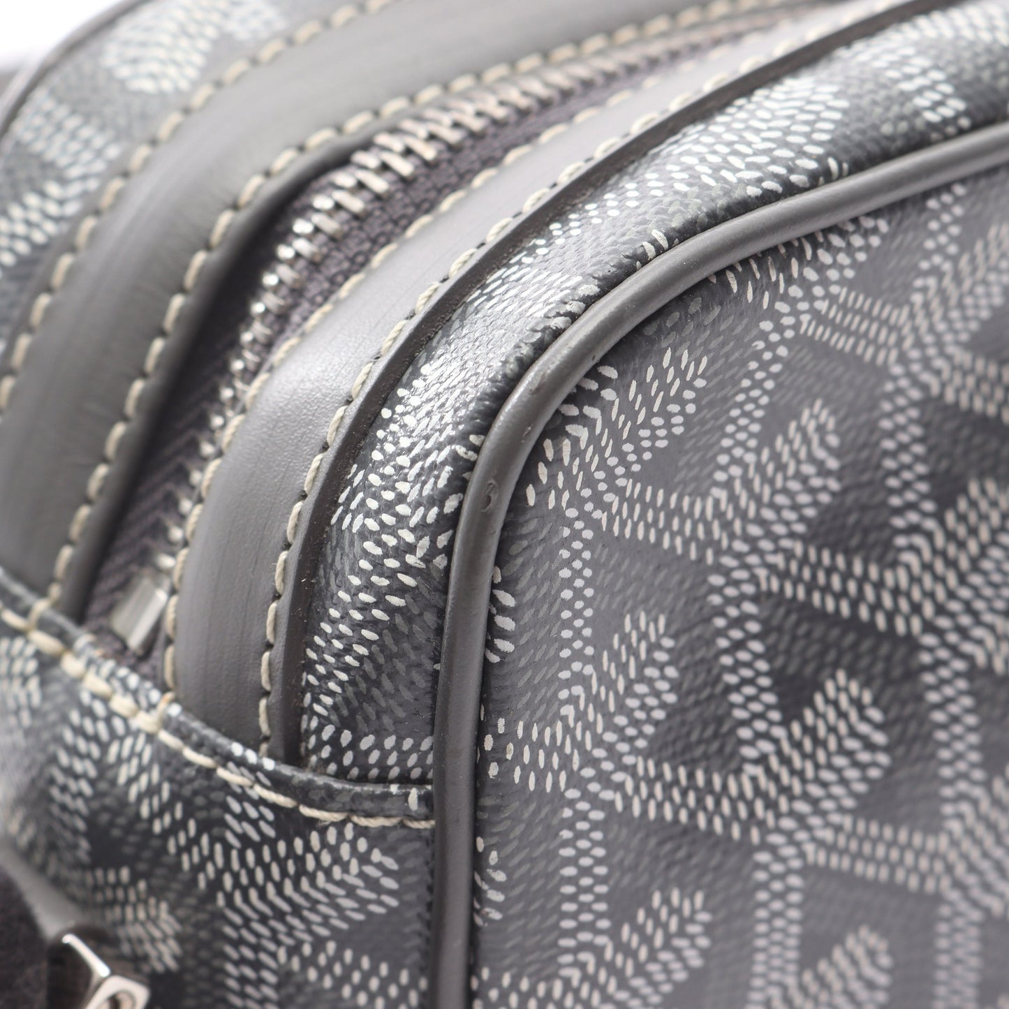 カップヴェールPM ショルダーバッグ コーティングキャンバス レザー グレー マルチカラー ゴヤール バッグ GOYARD